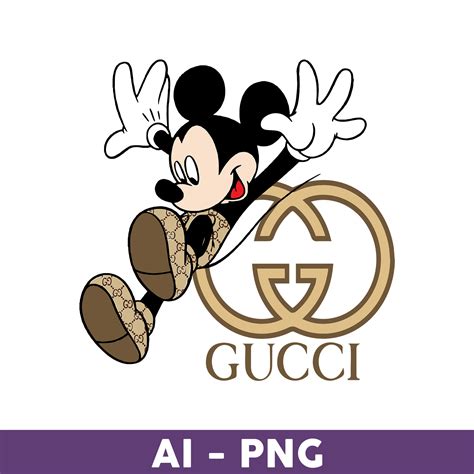 dabbing gucci mickey mouse white background|Gucci Mickey Mouse.